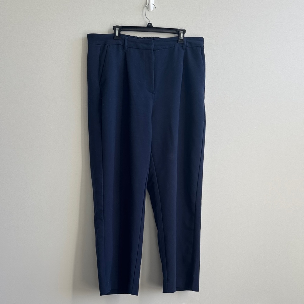 Old Navy Women's Navy Blue Trouser Pants